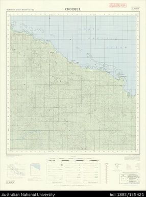 Solomon Islands, British Solomon Islands Protectorate, Choiseul, Series: X711, Sheet 6-156-16, 1971, 1:50 000