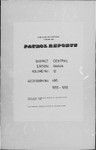 Patrol Reports. Central District, Goilala, 1955-1956