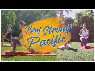 Join Tahina Booth and David Westley for some stretching - Stay Strong Pacific