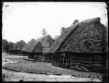 Samoan village on the Manu'a Island Group