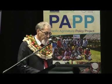 Opening speech of the Agritourism week - Renato Mele, EU Head of Operations in the Pacific