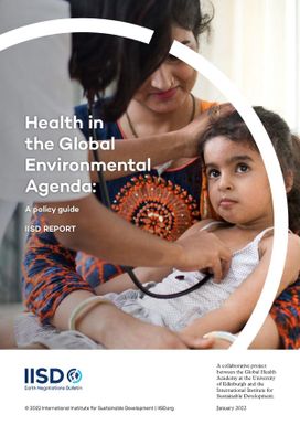 Health in the Global Environmental Agenda: A Policy Guide IISD report