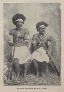 Soloman Islanders in full dress