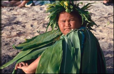 Boy wearing traditional dress