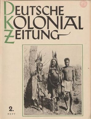 Deutsche Kolonialzeitung, 53. Jg. 1. France 1941, Heft 2.