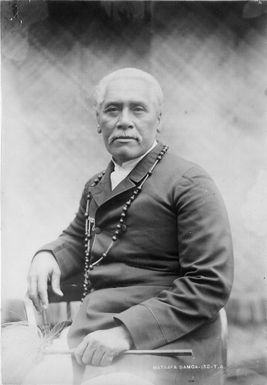 Portrait of Samoan Chief, Mata'afa Iosefa