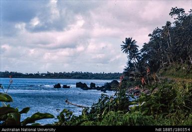 Tahiti - coast near Tautira