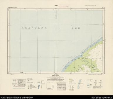 Indonesia, Western New Guinea, Jera, Series: Nederlands-Nieuw-Guinea, Sheet 27-T, 1955, 1:100 000