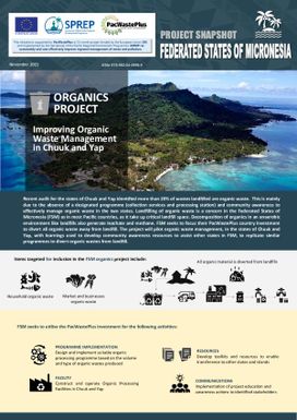 Project Snapshot - Federated States of Micronesia