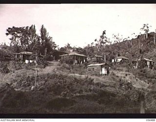 REINHOLD HIGHWAY, NEW GUINEA, 1943-08-31. HEADQUARTERS, ROYAL AUSTRALIAN ENGINEERS, 11TH AUSTRALIAN DIVISION, EDIE CREEK