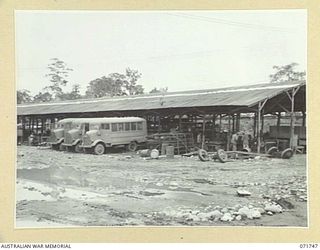 LAE, NEW GUINEA, 1944-03-26. THE 118TH UNITED STATES ORDNANCE MECHANICAL MACHINE WORKSHOP COMPANY