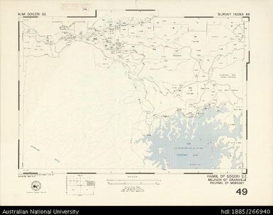 Papua New Guinea, Hamil of Sogeri SE,  Survey Index 49, 1:25 000, 1974