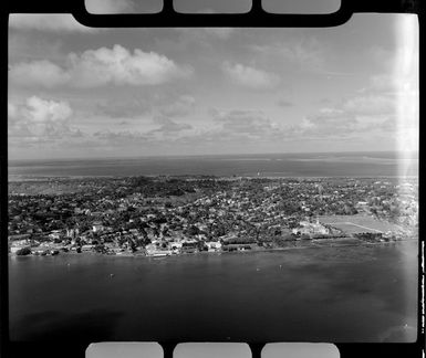 Suva, viewed from the sea, Fiji