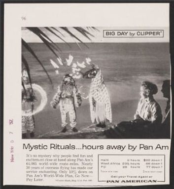 Mystic Rituals...hours away by Pan Am