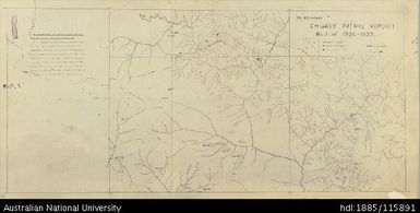 Papua New Guinea, Western Boundary of Eastern Highlands District, 1951, 1:63 360