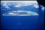 Aerial view of Tubuai Manu, French Polynesia taken from TEAL Short Solent