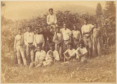 Group of Melanesian Students at Norfolk Island