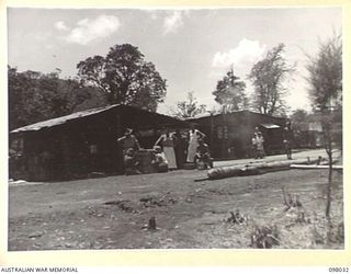 RABAUL, NEW BRITAIN. 1945-10-17. THE COOKHOUSE AND RATION STORE, 19 LINE OF COMMUNICATION SIGNALS, WHICH WAS BUILT BY JAPANESE LABOUR