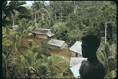 Village with male in foreground