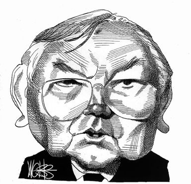 Webb, Murray, 1947- : Gaston Flosse [ca 23 October 2004]