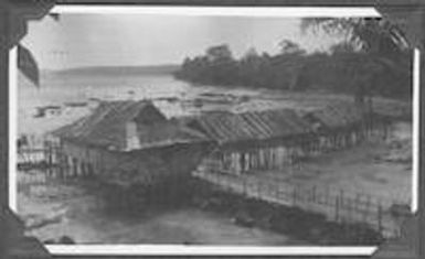 Native huts in Biak