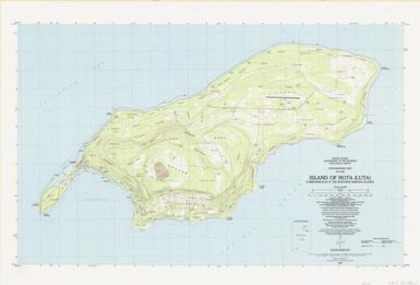 Topographic map of the island of Rota (Luta), Commonwealth of the Northern Mariana Islands / produced by the United States Geological Survey