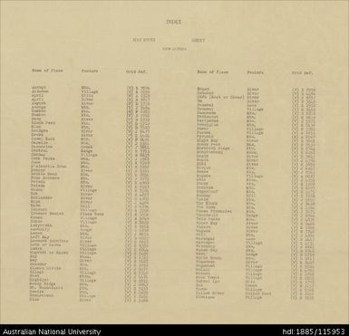 Papua New Guinea, Equatorial New Guinea, May River (Index), 4 Mile Strategic series, Sheet 3248, 1946