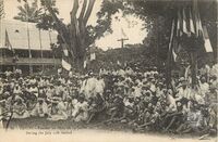 86. - Tahiti. - Pendant les Fêtes du 14 JuilletDuring the July 14th festival