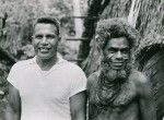 A New Caledonian missionary called Billy with an old heathen man of the New Hebrides