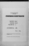 Patrol Reports. Gulf District, Kikori, 1963-1964