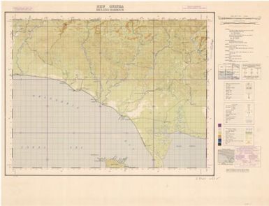 Mullins Harbour / survey, 3 Fd. Svy. Coy.(AIF), Aust. Svy. Corps., Apr. 44 ; compilation & detail, 3 Fd. Svy. Coy.(AIF), Aust. Svy. Corps., Apr. 44, with aid of air photos ; drawing, 3 Fd. Svy. Coy.(AIF) & LHQ Cartographic Coy., Aust. Svy. Corps., Oct. 44 ; reproduction, LHQ Cartographic Coy., Aust. Svy. Corps., May 45