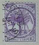 Stamp: Samoan Two Shillings and Six Pence