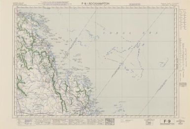 Australian aeronautical map: Rockhampton (Sheet F9)