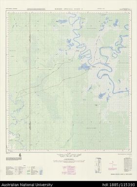 Papua New Guinea, Border (Special), Sheet 8, 1966, 1:100 000