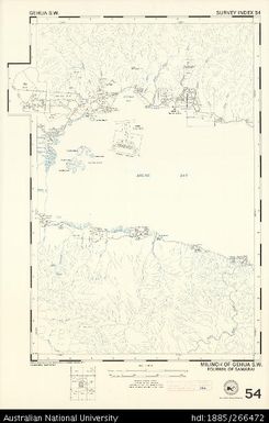 Papua New Guinea, Gehua SW, Survey Index 54, 1:50 000, 1973