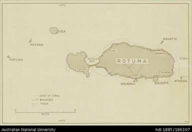 Fiji, Rotuma Island, Sketch, 1:63 360