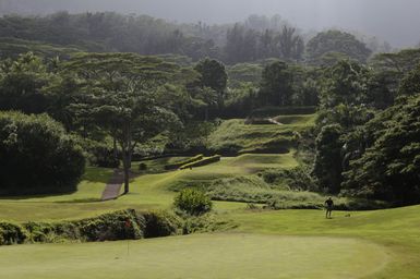 President Barack Obama Plays Golf with Bobby Titcomb, Mike Ramos, and Greg Orme at Luana Hills Country Club