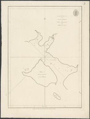 Plan of English Cove and Gower's Harbour in New-Britain 1767 : variation 6° 1/2 E is allowed. / W. Harrison, sc