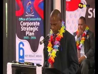 CENSORSHIP STRATEGIC PLAN LAUNCHED