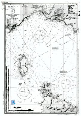 Australia, western part of Bass Strait from the British chart 1921.: Australia. Western Part of Bass Strait. (Sheet 2757)