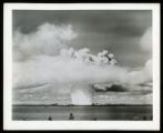 Photograph of the atom bomb burst at Bikini Atoll- AF 434-5C