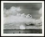 Photograph of the atom bomb burst at Bikini Atoll- AF 434-5C