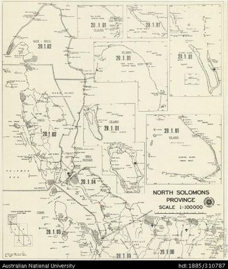 Papua New Guinea, North Solomons Province, 1979, 1:100 000