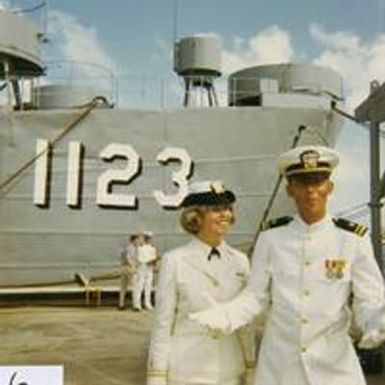 Gayle Lewis with husband James