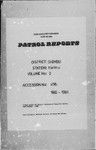 Patrol Reports. Chimbu District, Karimui, 1965 - 1966