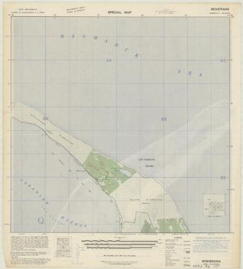 Special map Admiralty Islands (Mokerang , front)