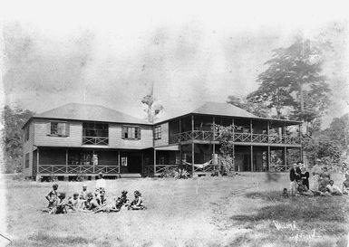 Andrew, Thomas, 1855-1939 (Photographer) : Home of Robert Louis Stevenson, Vailima, Samoa