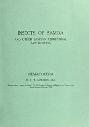 Insects of Samoa and other Samaon terrestrial arthropoda