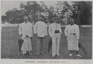 Secretarial Rangatiras in Nukualofa, Tonga