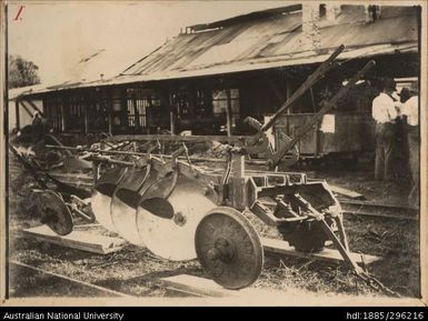 Holt tractor ploughing Etotaka Estate